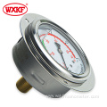 stainless steel bourdon liquid filled pressure gauge